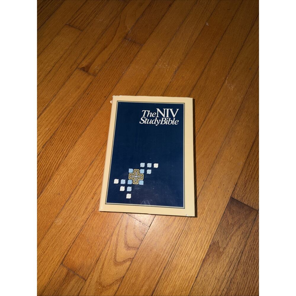 Zondervan NIV Study Bible Hardback Dust Jacket Cover Thumb Index Red Letter